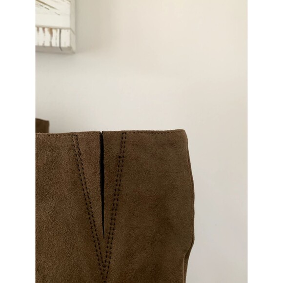 NWT Universal Thread Knee High Brown Faux Suede Heeled Juni Boots Women's Size 8 - Picture 11 of 14